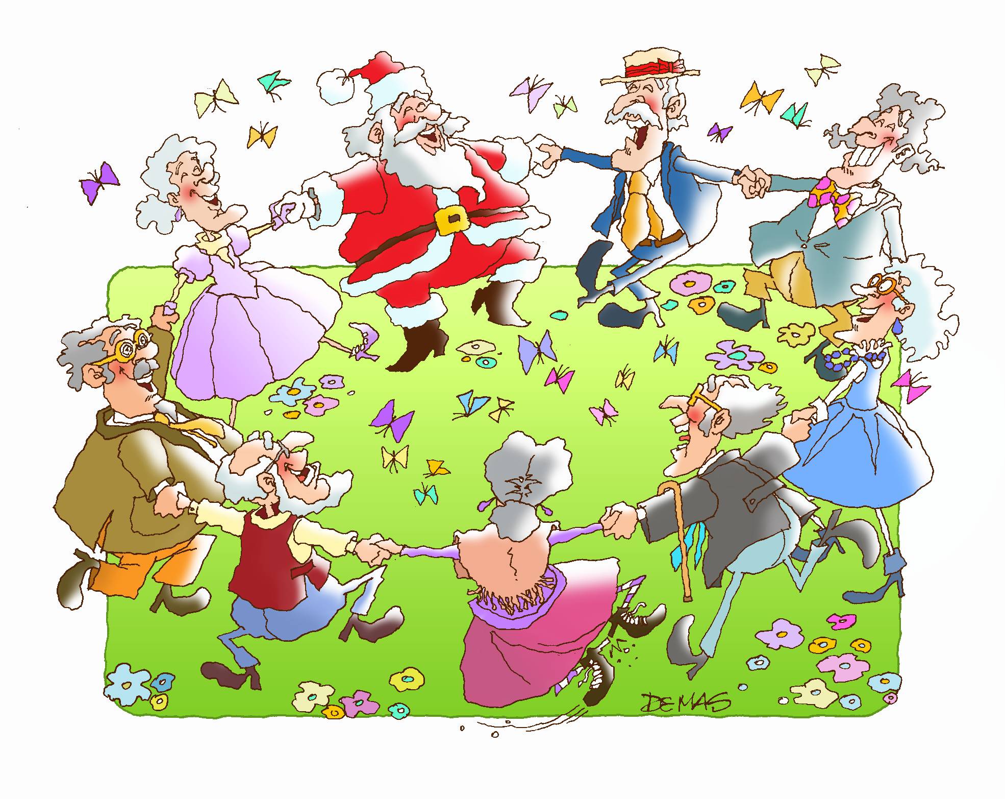 #mercychristmas  Auguri a tutti da “Viva gli Anziani!” per un Natale di Misericordia