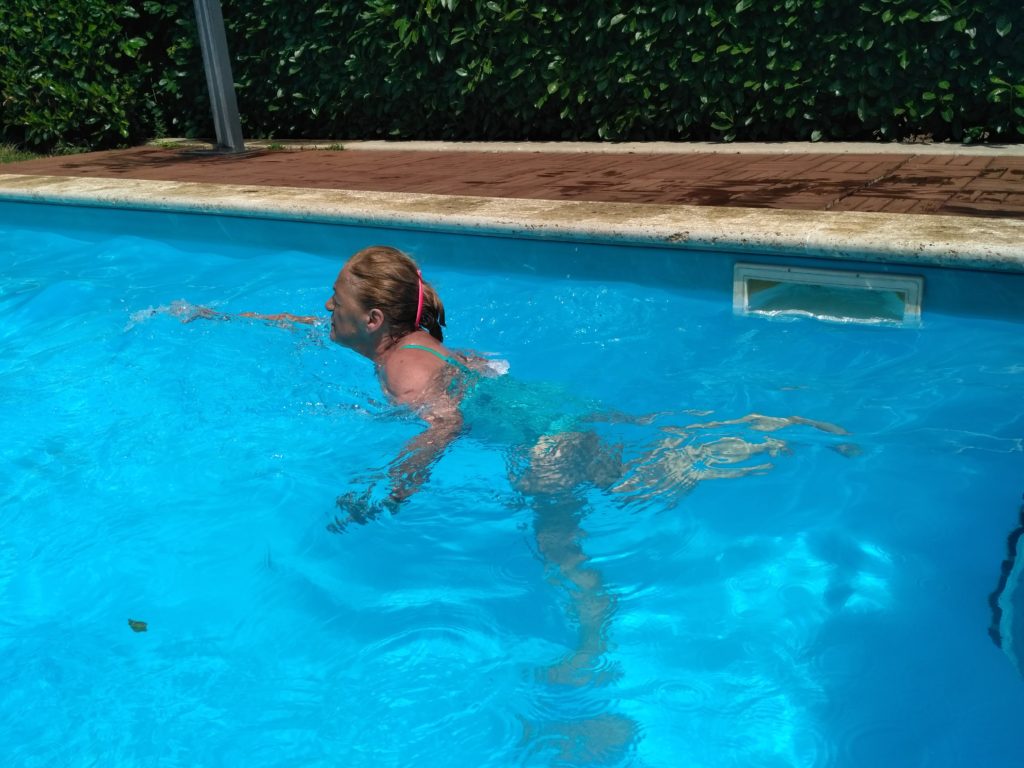 In piscina !