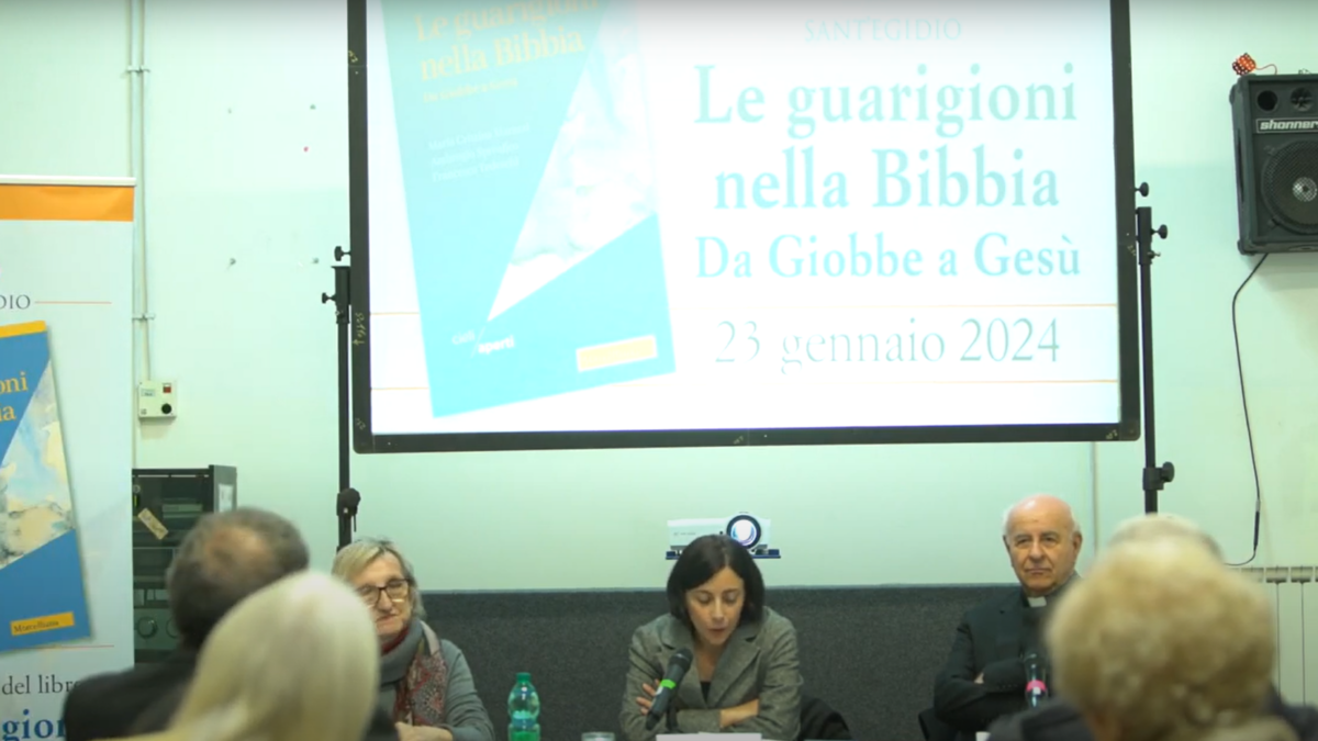 Presentazione de “Le Guarigioni nella Bibbia. Da Giobbe a Gesù”, Roma (Monterverde) 23 gennaio 2024